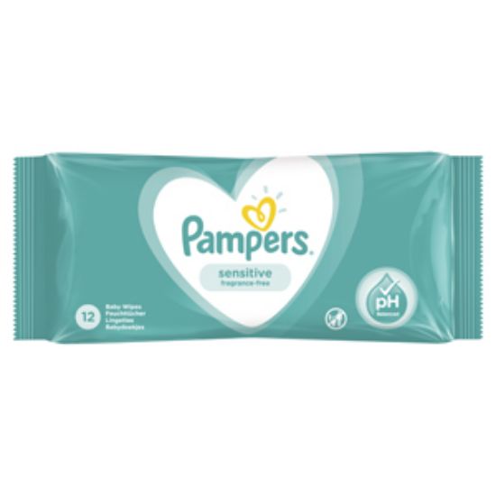 Picture of Pampers Baby Wipes SENSITIVE 52 X12